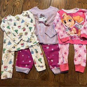 Kids Pajamas Set of 3 pairs - Multicolor all size 4T